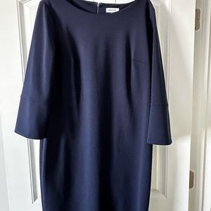 Calvin Klein business dress in navy blue